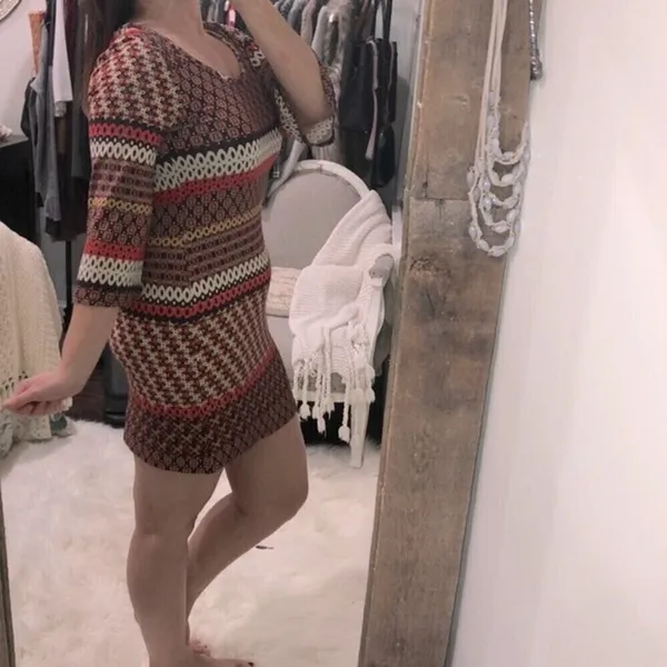 UNCLE FRANK size small boho 70’s style shift dress - Image 3