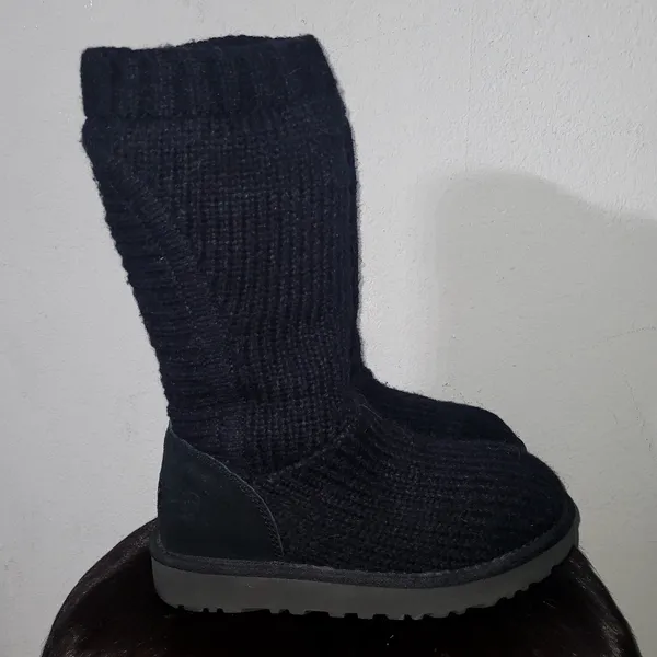 UGG Wool Mid Tall Boots Womens Size 6 - Image 5