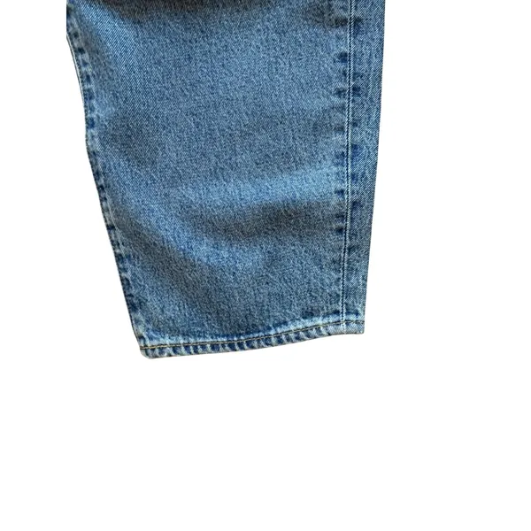 Etica Cassel Ultra High Barrel Jeans Women's Size‎ 24 BlueStone Wash Denim - Image 4