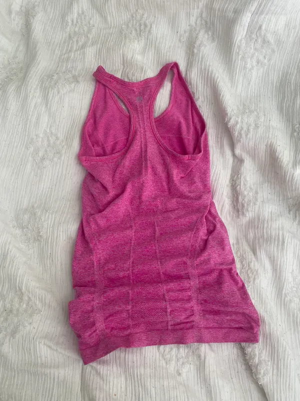 Athleta Pink Workout Tank Top - Image 4