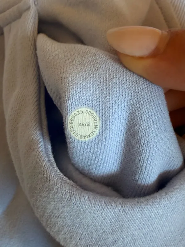 Periwinkle Lululemon Cropped Scuba  - Image 3