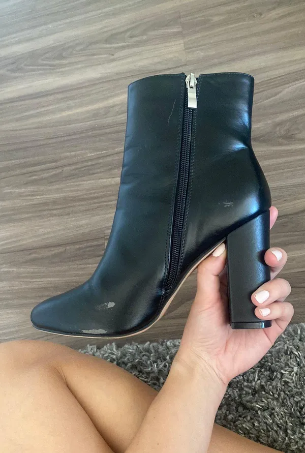 Black Booties Size 9 - Image 4