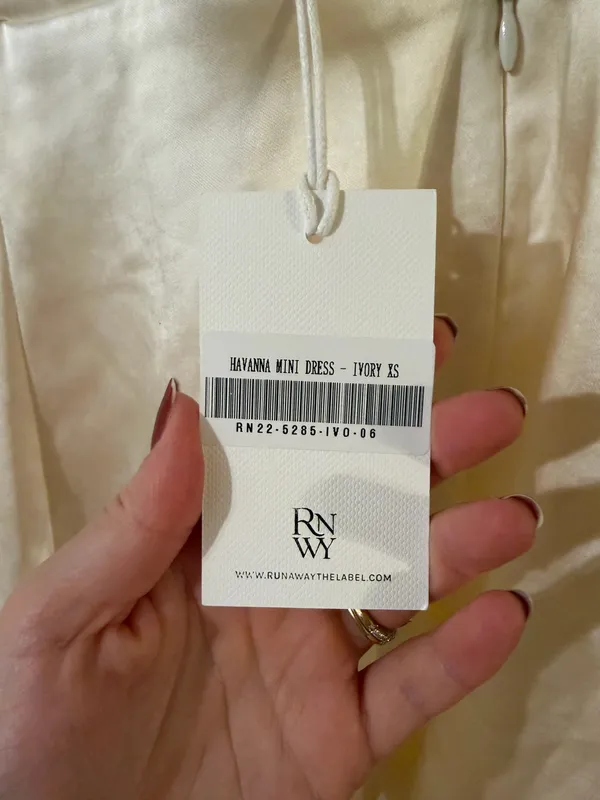 RUNAWAY THE LABEL Havana Ivory Mini Dress - Image 5