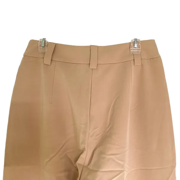 Petal & Pup Beige Tan High Waist Straight Leg Slack Pants Women’s Size 6 Chic - Image 8