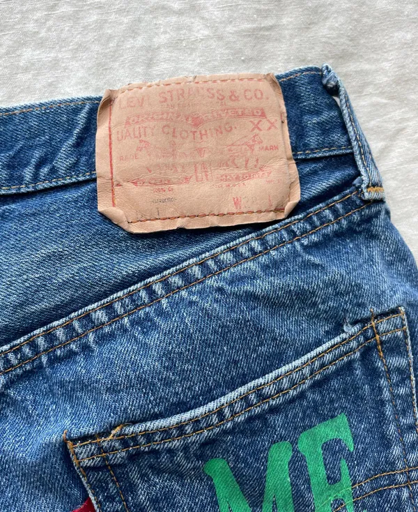 Levi's 501 XX Spank Me Denim Jean Shorts - Image 6