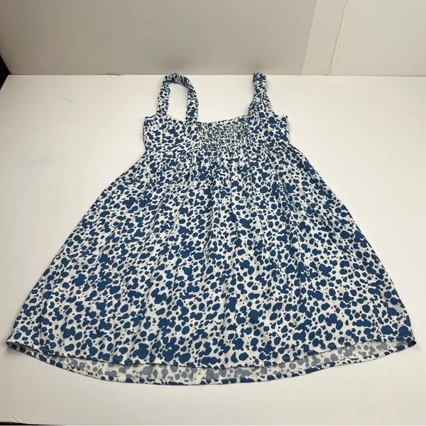 Reformation Serene Dress Womens Size 6 Rainey‎ Blue White Mini Festival *FLAW - Image 8