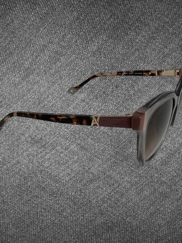Yalea SYA078 Brown Gradient Cat Eye Sunglasses - Image 7