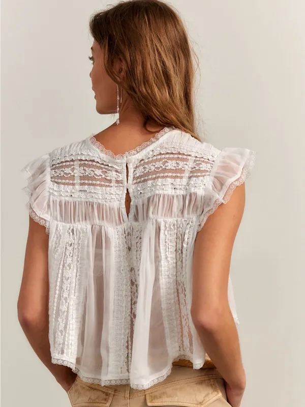 Free People Sun Drenched Blouse - Image 2