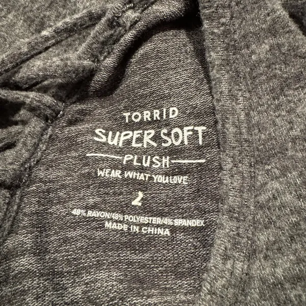 Torrid Sweater Dress Super Soft Plush Lattice Minimalist Boho Cozy Luxe 2 2X - Image 3