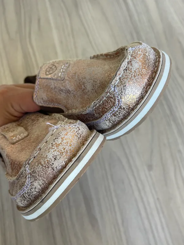 Ariat Tan Leather Slip-On Shoe - Image 6