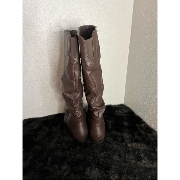 Dream pairs BURUDANI Women's Knee High Pull‎ On Fall Weather Winter Boots 8 - Image 3