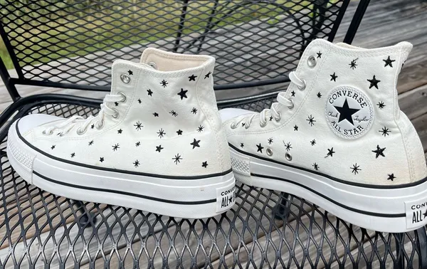 Converse Chuck T crystal star shoes - Image 2