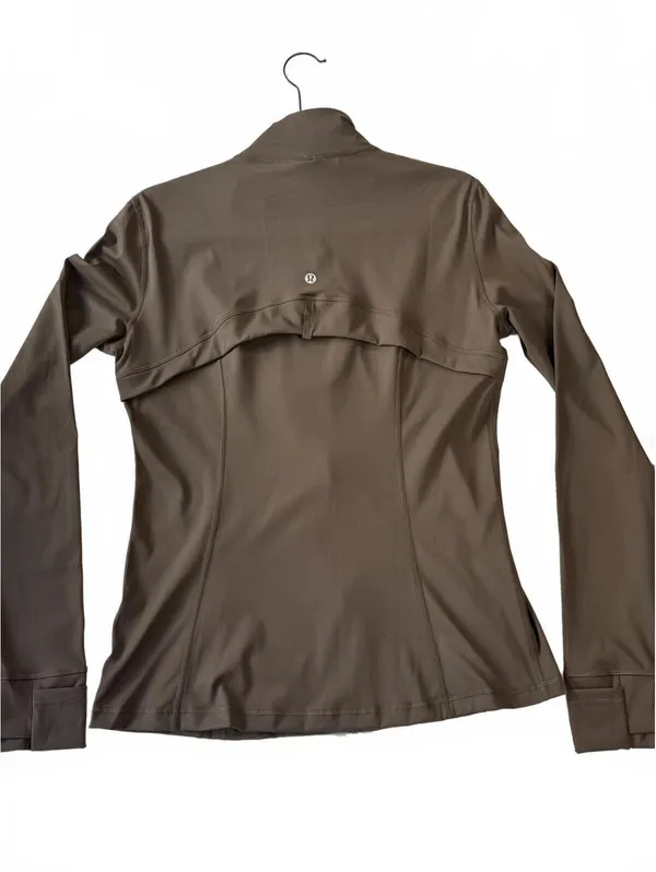 Lululemon Brown Matching Activewear Set Zip Jacket and High-Waist Leggings Size - Image 6