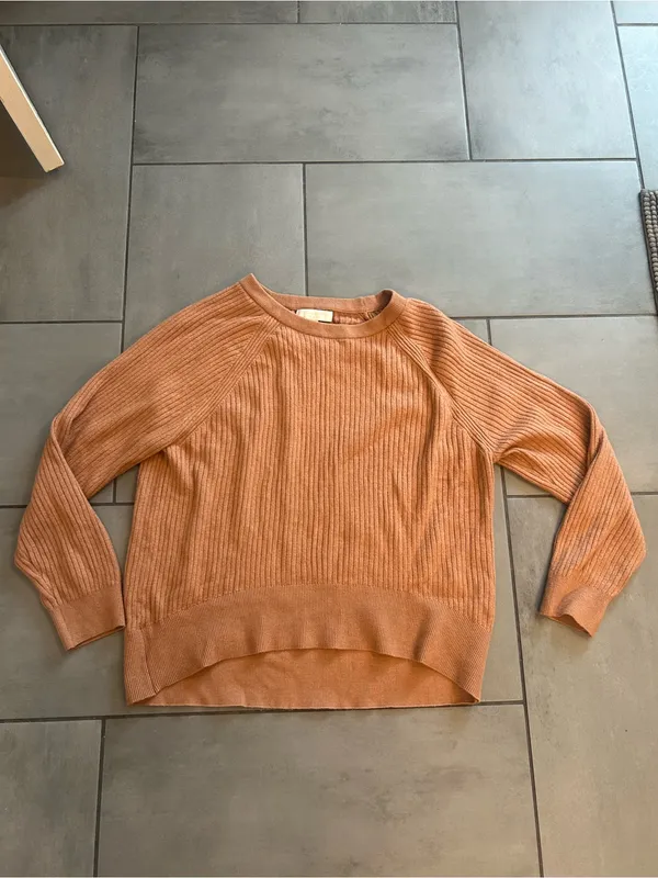 Spiritual Gangster Luxe Essential Oversized Sweater — Rust - Image 2