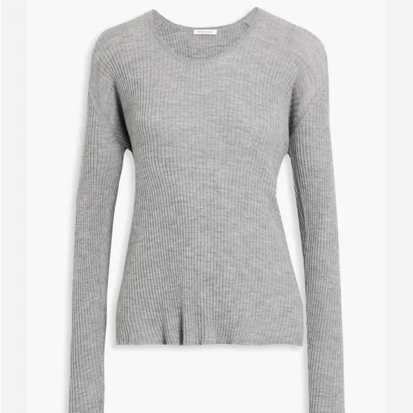 By Malene Birger Rinah Ribbed Merino Wool Sweater Sz S - Image 3