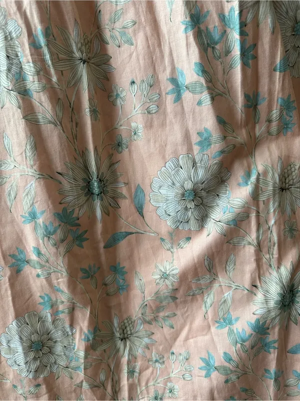 Gal Meets Glam Anthropologie Pink Floral Square Neck Maxi Dress NWT Size 2P - Image 4