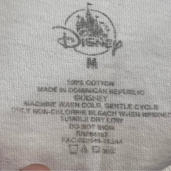 Disney Mickey Mouse Graphic Tee - White and Black - Image 4