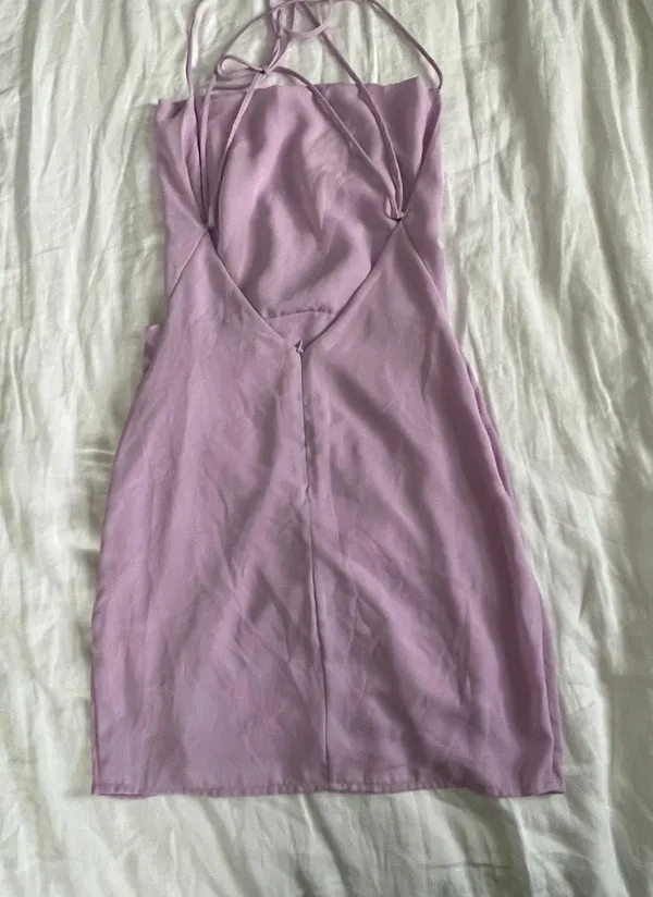 Lucy in the Sky Lavender Bodycon Dress Size Small - Image 2