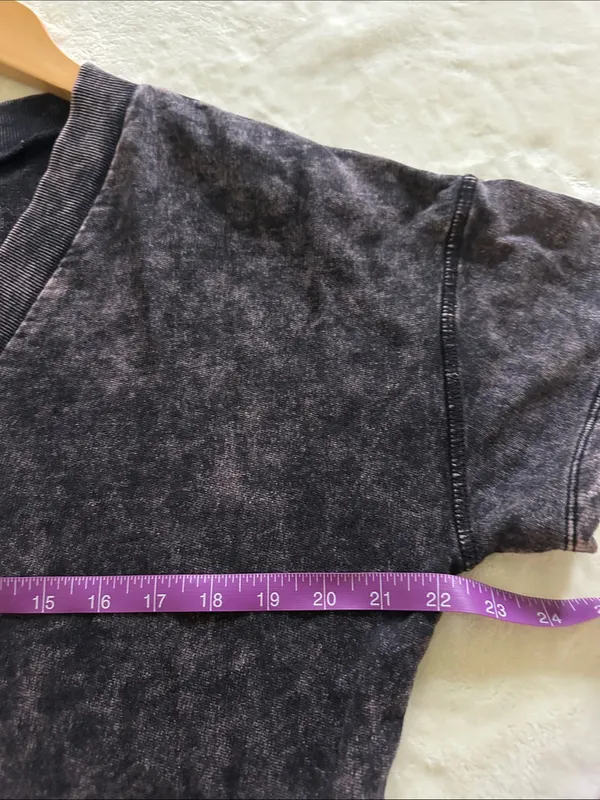 Zenana Black Mineral Wash V-Neck Jumpsuit - Image 6