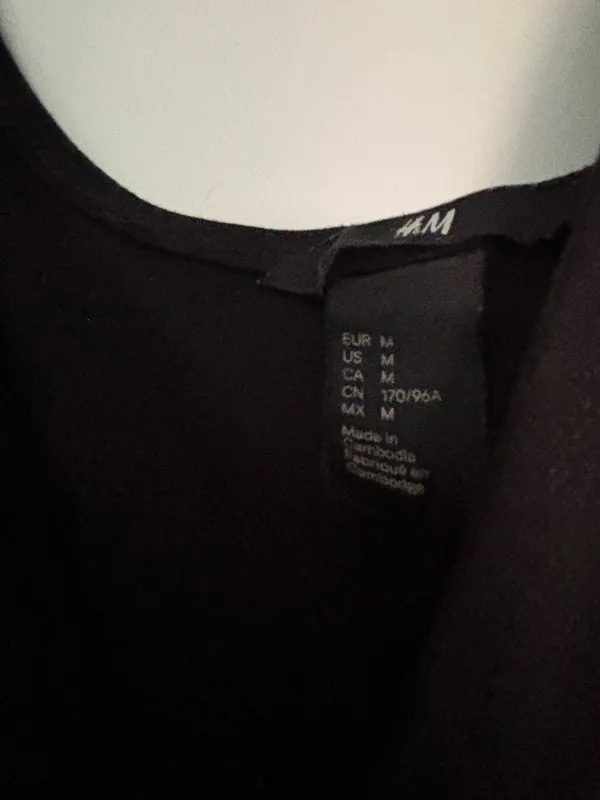 H&M Black razorback dress - Image 2