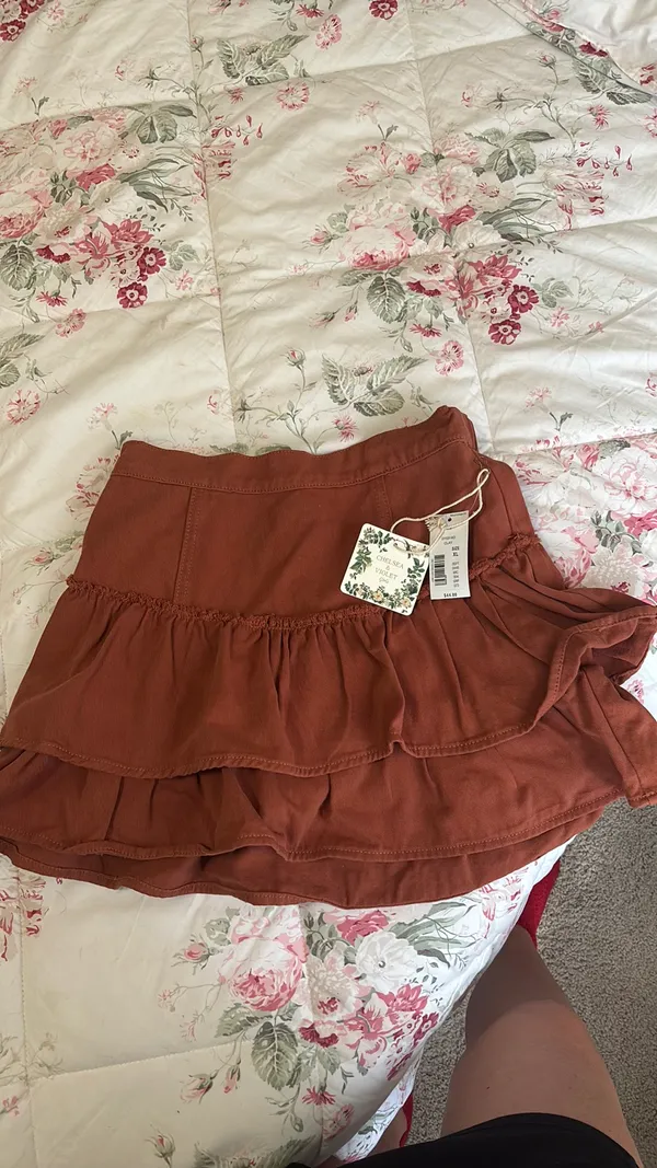 Chelsea & Violet Rust Skirt - Image 2