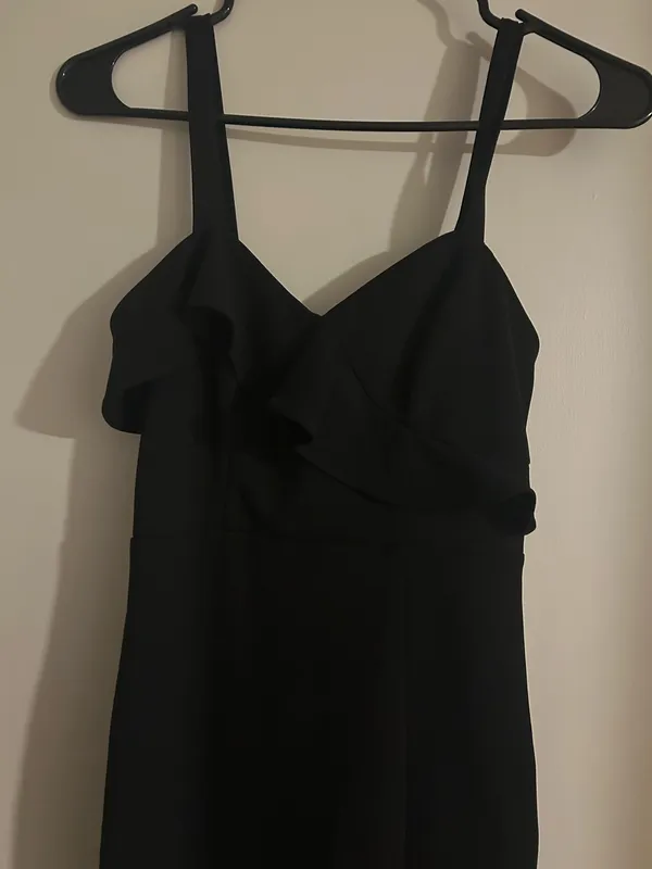 Lulus Black Ruffle Formal Dress - Image 4