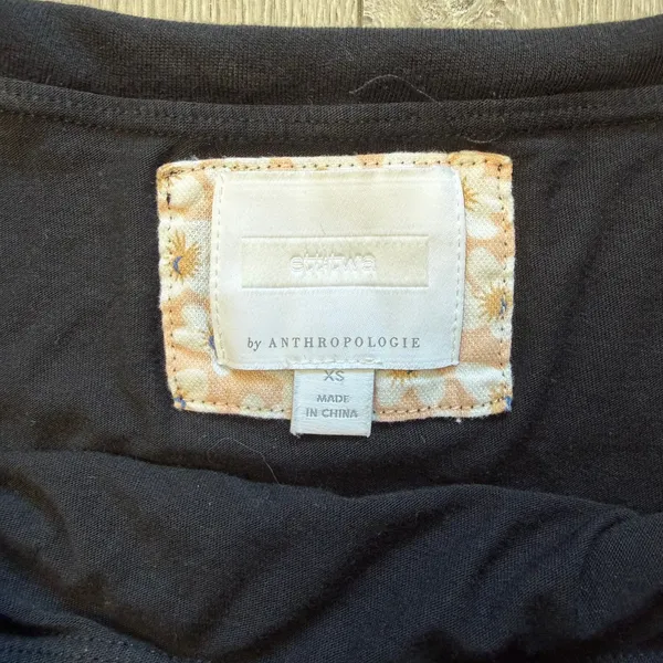Ett:Twa By Anthropologie Sadie Off The Shoulder Top Women's XS Black - Image 3