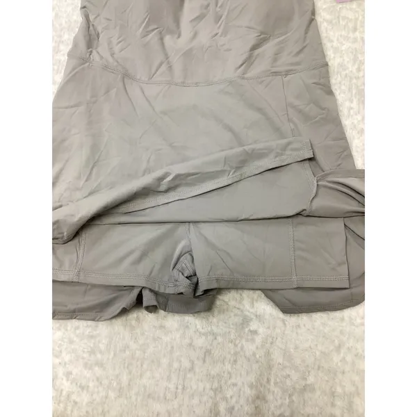 JoyLab Womens Active Dress Glazed Granite Grey Built In Bra and Shorts Large NEW - Image 2