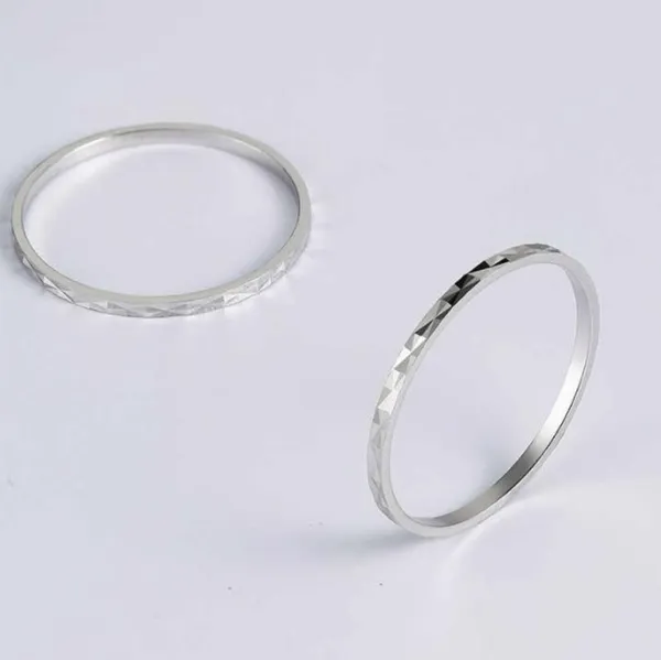 NEW 18k/.925‎ Rose Gold Dainty Stacking Midi Pinky Knuckle Ring - Image 7