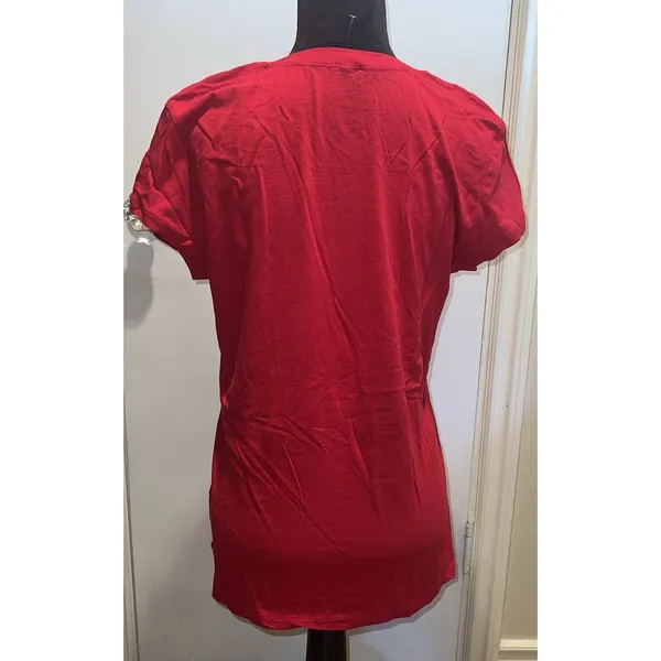 Looney Tunes Bugs Bunny Hare Brained T-Shirt Size Extra Large XL Red. Juniors.‎ - Image 2