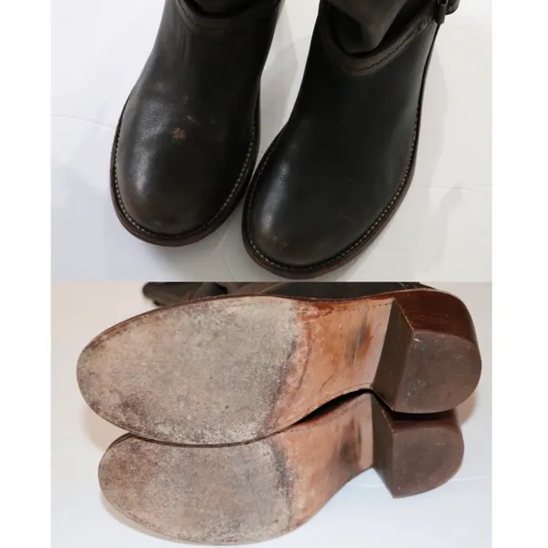 FRYE distressed 3 strap boots - Image 8