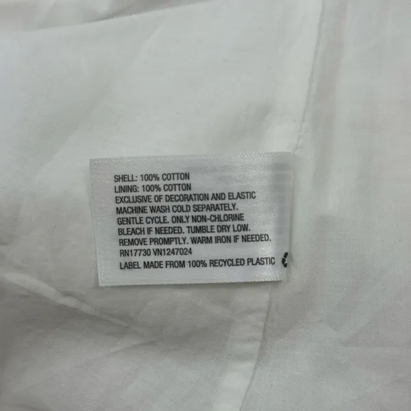 LoveShackFancy x Target Penelope White Ruffled Tiered Smocked Dress XS Cotton - Image 8