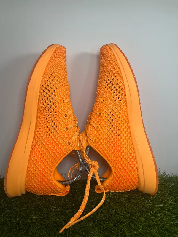 NOBULL Mesh Trainer Men’s 8.5 Women’s 10 Bright Orange Cross Training Shoes - Image 6
