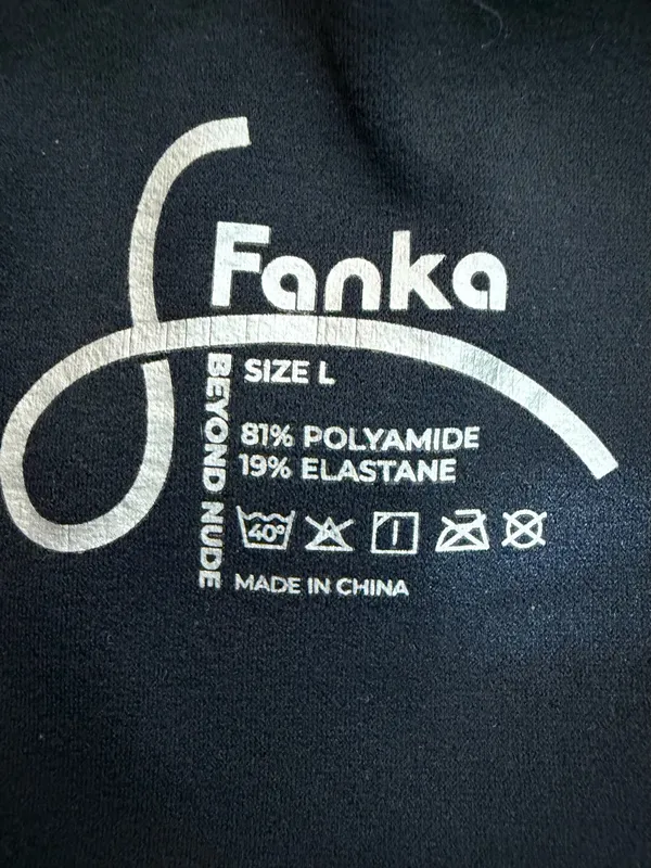 Fanka Beyond Nude Black Leggings – High Rise Yoga & Activewear L - Image 6
