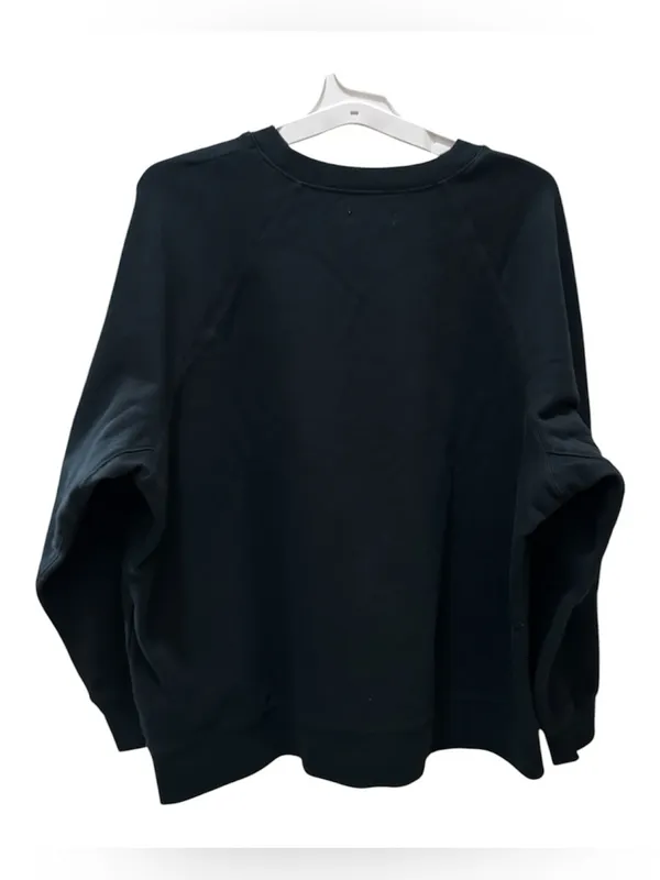 MADEWELL crew neck black sweatshirt size 2X 100% cotton oversized - Image 2