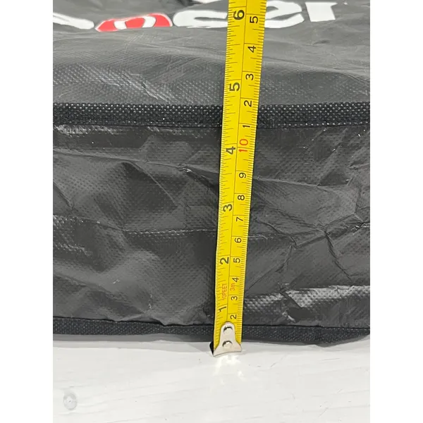 Lululemon Poser‎ Tote Bag Reusable Shopping Bag Black Logo - Image 11