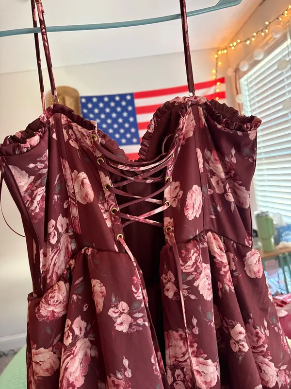 Altar'd State Maxi Dress Floral - Image 3
