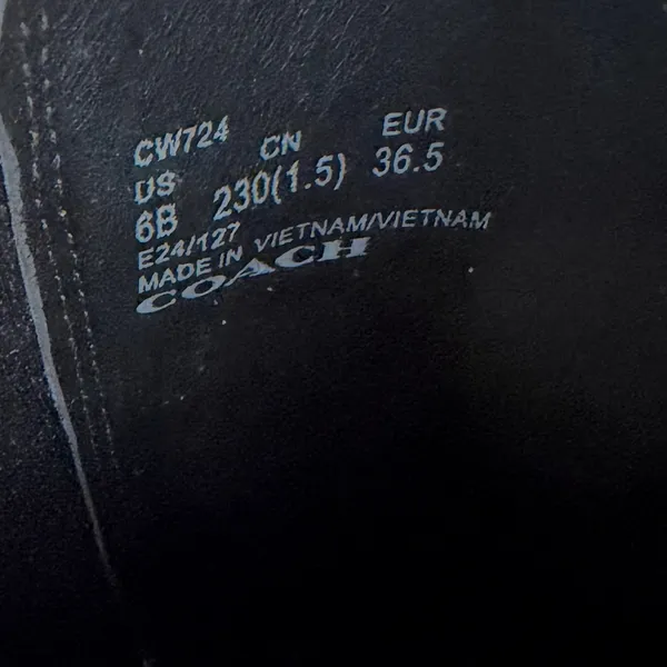 NEW Coach Women’s Meredith Signature Canvas Chelsea Ankle Black Boots, Size 6B - Image 11