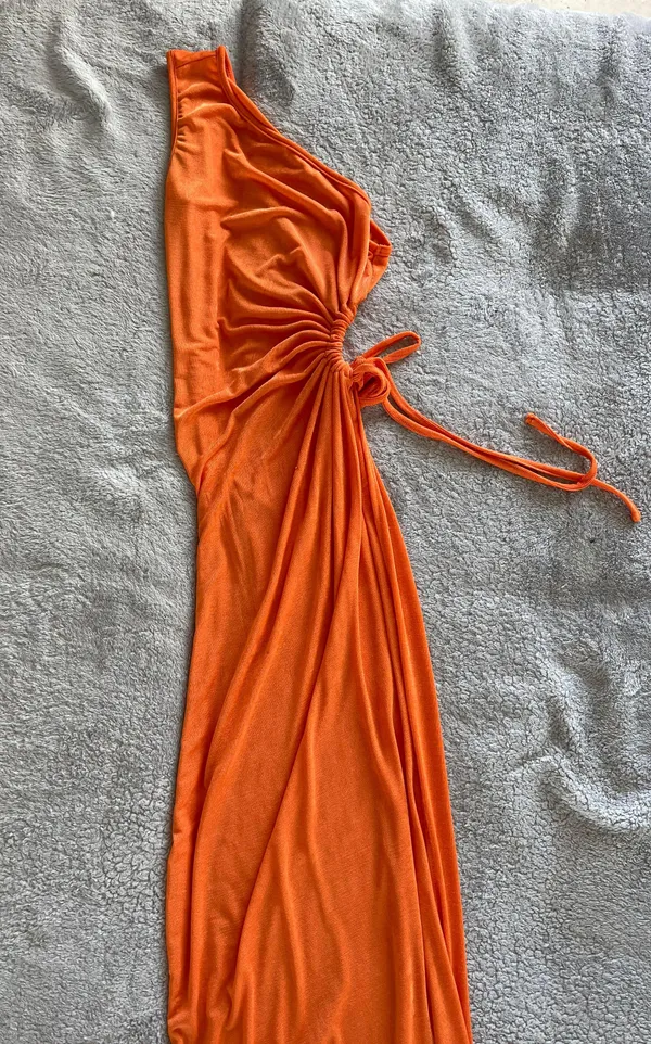 Orange Maxi Dress - Image 4