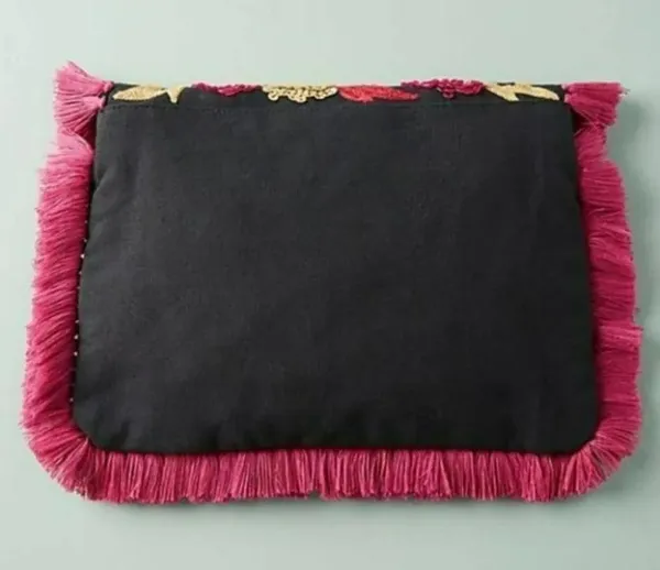 Anthropologie Ibban Bright Tropics Embellished Bag - Image 4