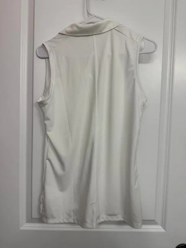 Nike Golf Dri-FIT White Sleeveless Performance Polo Women’s M - Image 6