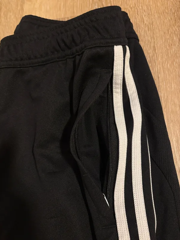 Adidas 3 Stripe Joggers with Pockets - Image 2