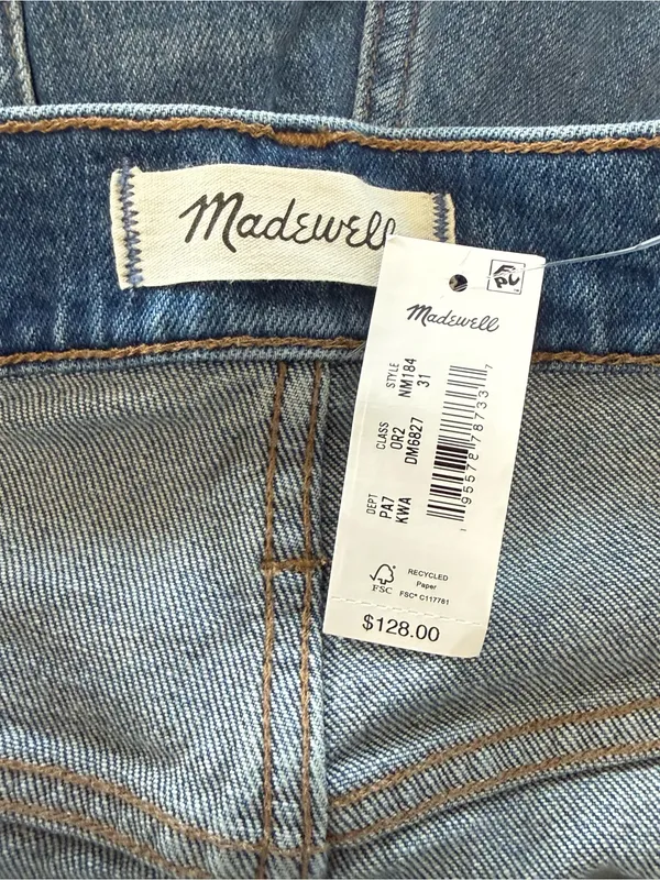 NWT Madewell The Perfect Vintage Jean Size 31 Kepler Wash - Image 7