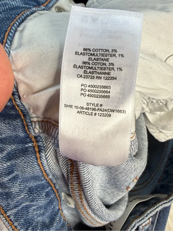 Denim Forum Aritzia High Rise Yoko Slim Jeans - Image 5