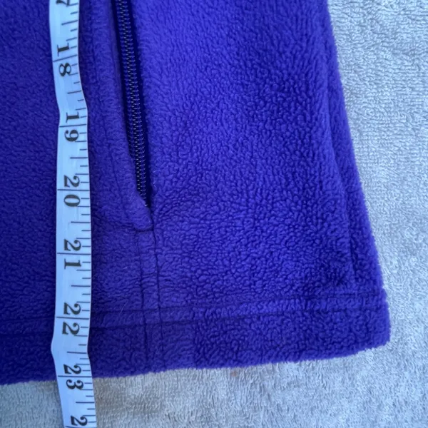 Columbia Women's Purple Fleece Vest Small outdoor comfy cabin fall - Image 5