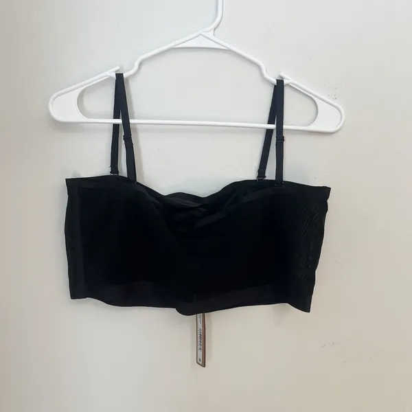 SKIMS Women's Sculpt‎ Bandeau Sheer Multi-way Straps Color Onyx 2X 2TG 2xG - Image 7