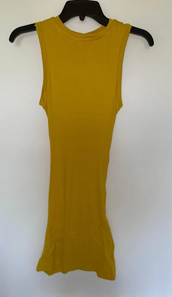 Yellow Bodycon Dress - Image 4