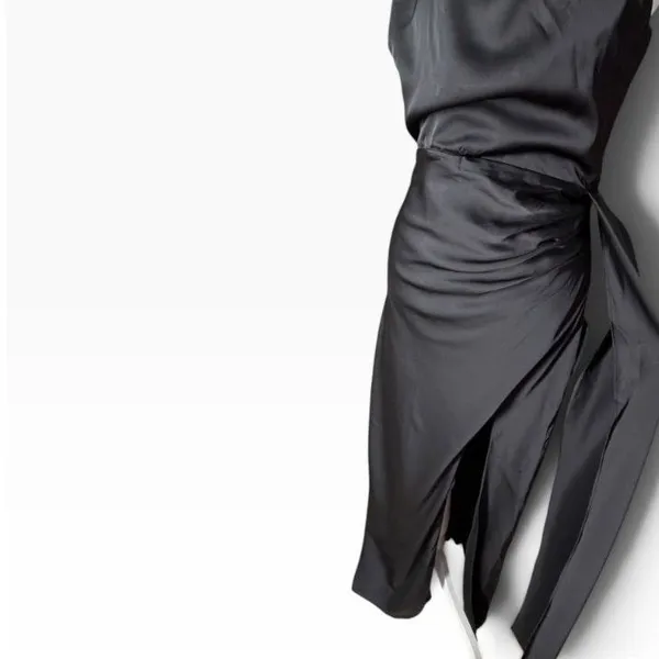 Lulus Black Spaghetti Strap Dress Medium - Image 2