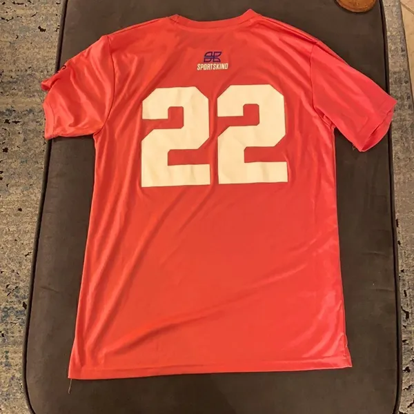 Sigma Fit Coral Sports Skind Workout Top Shirt - Image 2