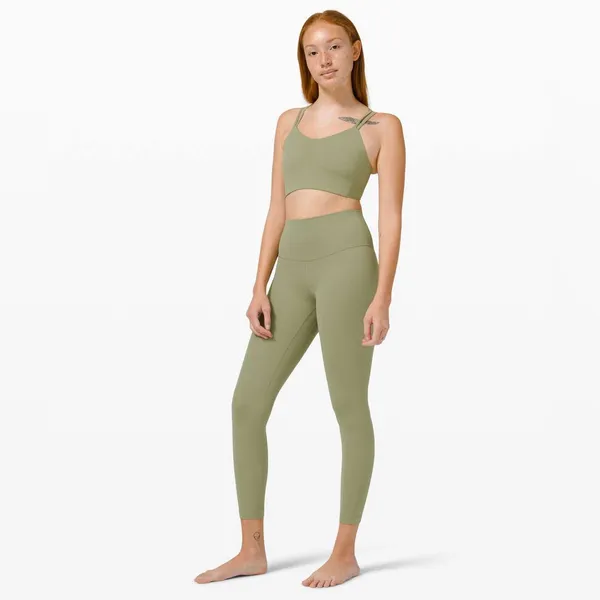 🍋 LULULEMON Rosemary Green Align 25" Leggings Size 16 - Image 5